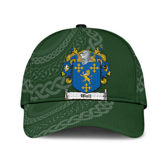 Wall Coat Of Arms Irish Family Crest St Patrick's Day Hat Classic Cap Hat - Thegiftio UK