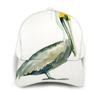 Watercolor Blue Pelicans Classic Baseball Cap Adjustable Twill Sports Dad Hats for Unisex Hat - Thegiftio UK