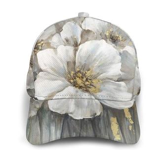 White Lily Bouquet Classic Baseball Cap Adjustable Twill Sports Dad Hats for Unisex Hat - Thegiftio UK