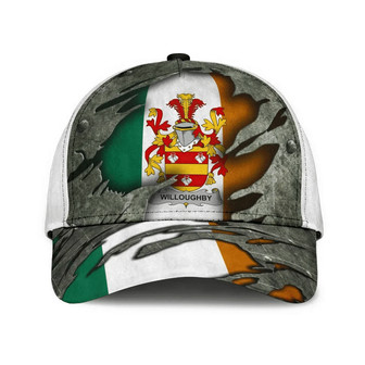 Willoughby Coat Of Arms Irish Family Crest Hat Classic Cap Hat - Thegiftio UK
