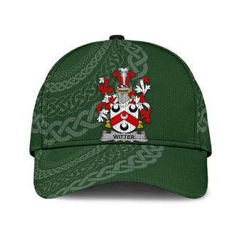 Witter Coat Of Arms Irish Family Crest St Patrick's Day Hat Classic Cap Hat - Thegiftio UK
