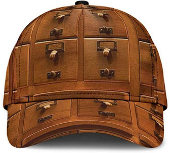 Wood Cabinets Printed Unisex Hat Classic Cap, Snapback Cap, Baseball Cap Hat - Thegiftio UK