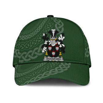 Woodford Coat Of Arms Irish Family Crest St Patrick's Day Hat Classic Cap Hat - Thegiftio UK