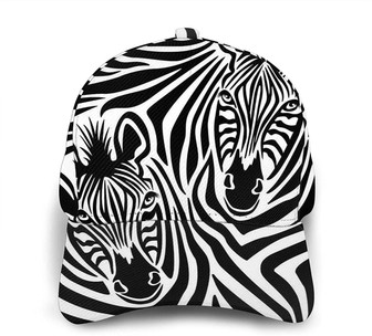 Zebra Classic Baseball Cap Adjustable Twill Sports Dad Hats for Unisex Hat - Thegiftio UK
