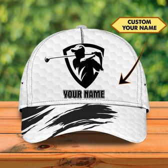 Custom Name Full Print Cap Gifts For A Golf Lover, Golfing Cap Hat For Men, Summer Cap For Golfer Hat - Thegiftio UK