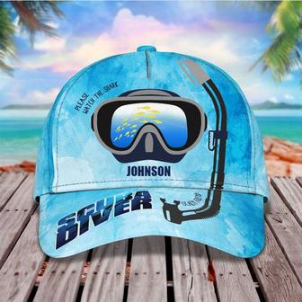 Customize Scuba Diving Equipment Hat for Scuba Diver, Scuba Diving Classic Cap for Man & Women Hat - Thegiftio UK