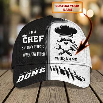 Customized All Over Print Baseball Chef Cap For Cooking Lovers, I Am A Chef Cap Hat, Master Chef Caps Hat - Thegiftio UK