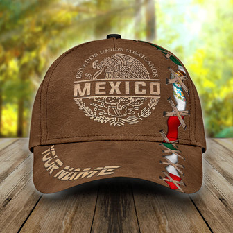 Customized Full Printed Unisex Mexico Classic Cap, Mexican Baseball Hat For Travel Summer Hat - Thegiftio UK