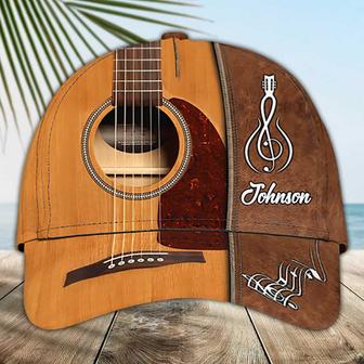 Customized Guitar Gift for Him, Guitar Hat Guitar Cap All Over Printed for Son, Boyfriend Hat - Thegiftio UK