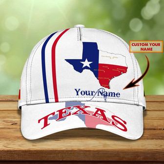 Customized Texas Baseball Cap, Texas Cap, American Strong Support Texas Classic Cap Hat - Thegiftio UK