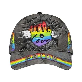 Gay Pride Cap Hat, Love Has No Gender LGBT Printing Baseball Cap Hat, Couple Lesbian Gifts Hat - Thegiftio UK
