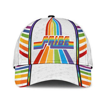 Lgbt All Over Print Baseball Cap Hat, Lgbt Cap For Ally Support Hat - Thegiftio UK