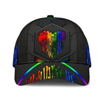 LGBT Cap For Couple Lesbian, Be Proud Be Visible LGBT Printing Baseball Cap Hat, Gift For Gay Friends Hat - Thegiftio UK