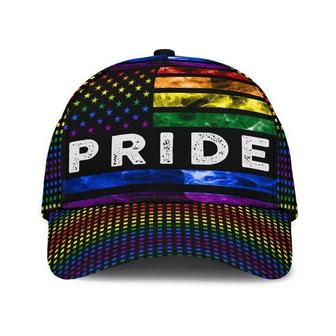 LGBT Pride All Over Printed Baseball Cap, Couple Gaymer Baseball Cap Hat, Lesbian Pride Accessories Hat - Thegiftio UK