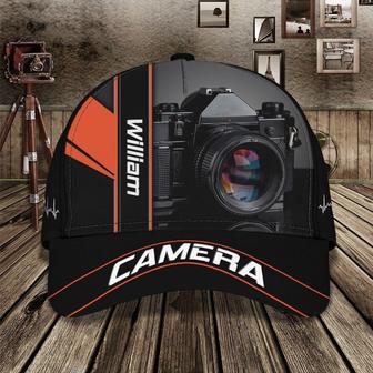 Personalized Camera Baseball Cap for Cameraman, Camera Hat Birthday Gift for Him Hat - Thegiftio UK