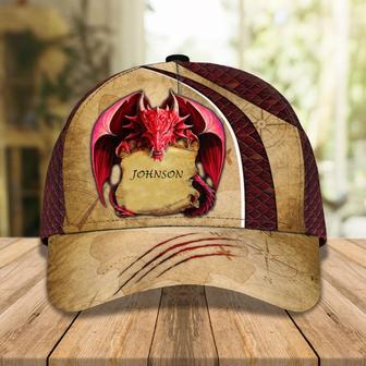 Personalized Dragon Baseball Cap for Boyfriend, Dragon Hat for Him Dragon Lovers Hat - Thegiftio UK