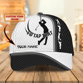 Personalized Full Printing Cap For Golf Dad, To My Dad Golfer Cap Hat, Father Day Gift To Golfer Hat
