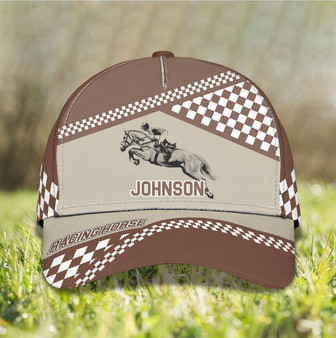 Personalized Horse Riding Cap for Horse Racing Athlete Horse Hat for Him Hat - Thegiftio