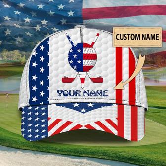 Personalized Name American Baseball Golf Caps, Hat For Golfer Man, Birthday Present To Golf Lover Hat - Thegiftio UK