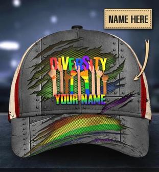 Personalized Pride Baseball Cap For Gay Lesbian, Love Respect Diversity LGBT Printing Classic Cap Hat - Thegiftio UK