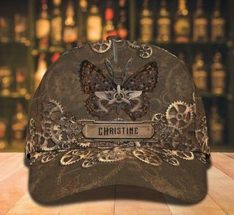 Personalized Steampunk Butterfly Cap, Steampunk Butterfly Hat - Thegiftio UK