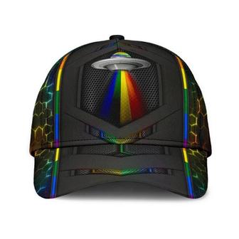 Pride Cap For Lgbtq Community, Proud To Be A Gaylien Lgbt Printing Baseball Cap Hat, Gift For Gay Friend Hat - Thegiftio UK