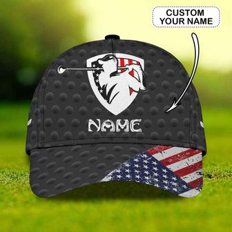 Custom With Name Full Print Baseball Golf Cap, Golfing Classic Hat For Men, Birthday Gift To Golf Lovers Hat - Thegiftio UK