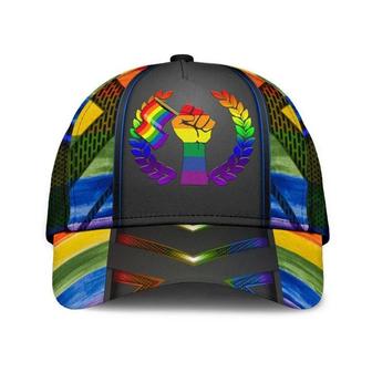 LGBT Cap, Love Is Love LGBT Pride Printing Baseball Cap Hat, LGBT Pride Accessories, Gift For Couple Gay Hat - Thegiftio