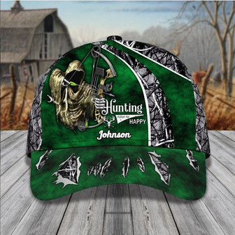 Personalized Bowhunting Classic Cap for Bow Hunter Custom Name Bow Hunter Hat - Thegiftio UK