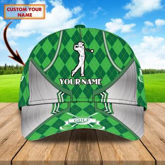 Personalized Green Golf Cap For Men And Women, Best Quality Cap Hat For Golf Lover, Present Golf Lovers Hat - Thegiftio UK