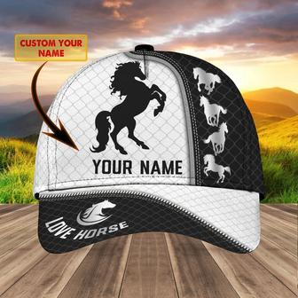 Personalized All Over Printing Baseball Cap Horse, Horse Hat, Nice Unisex Cap For Horse Lovers Hat - Thegiftio UK