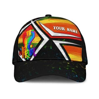 Personalized Lgbt Baseball Cap Hat, Pride Love Wins Lgbt All Over Printing Classic Cap Hat - Thegiftio