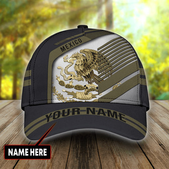 Personalized Name Mexico Full Printed Classic Cap baseball cap, Mexican Cap Hat - Thegiftio UK