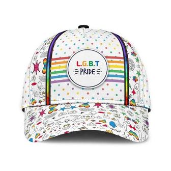 Pride Baseball Cap, Stop Hate Bright Color LGBT Printing Baseball Cap Hat - Thegiftio UK