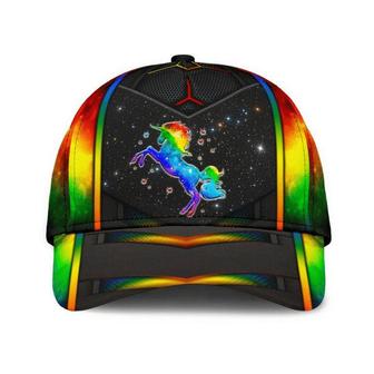 Gay Pride Accessories, Love Wins Rainbow Lgbt Unicorn Printing Baseball Cap Hat - Thegiftio