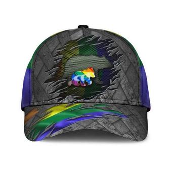 LGBT Baseball Cap All Over Printed, Colorful Mama Bear Pride Classic Cap Hat, Pride Month 2022 Gifts Hat - Thegiftio