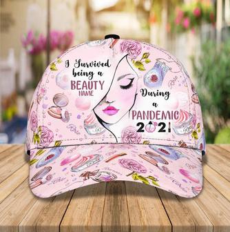Personalized Makeup Beauty Baseball Cap for Makeup Girl, Makeup Beauty Hat for Her Hat - Thegiftio