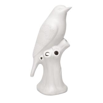 Ceramic Bird Vase, Floral Vase for Home Décor, Table Decoration, Matte White | Rusticozy