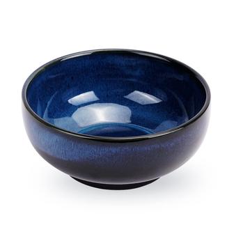 Ceramic Salad Bowl, Sky Blue Bowl For Kitchen, Home Decor, 60oz | Rusticozy