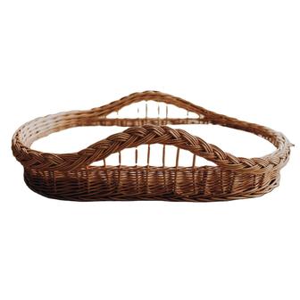 Moses Wicker Basket Natural Handmade Wicker Baby Changing Basket | Rusticozy