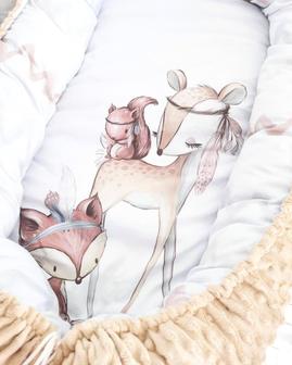 Baby Nest For Newborn. Pillow As A Gift - Monsterry DE