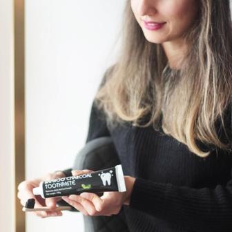 Bamboo Charcoal Toothpaste For Teeth Whitening - Monsterry DE