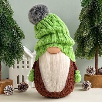 Christmas Decor, Christmas Gnome With Hat, Christmas Decoration Gnome, Christmas Gift - Monsterry CA