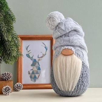 Christmas Gnome, Scandinavian Gnome With Hat, Hygge Gnome - Monsterry CA