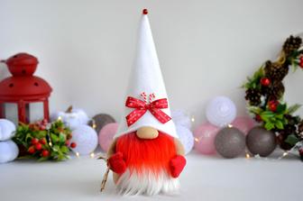 Christmas Gnome Sweetie, Scandinavian Decor - Monsterry AU
