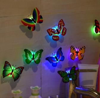 Led 3d Butterfly Wall Lights (10 Pieces) - Monsterry UK
