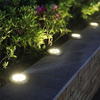 Led Solar Powered In-ground Lights - Solar Pathway Lights - Monsterry