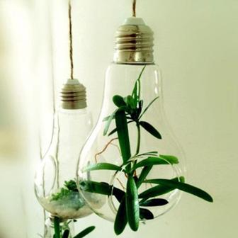 Modern Light Bulb Planter - Monsterry