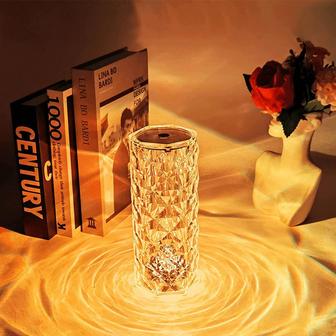 Rose Diamond Table Lamp - Monsterry AU