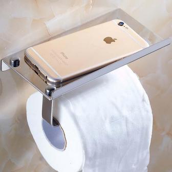 Toilet Paper Holder With Shelf - Monsterry